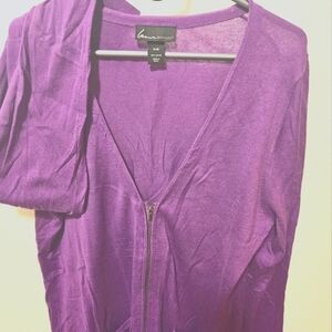Lane Bryant Zip up cardigan sweater. Size 18/20